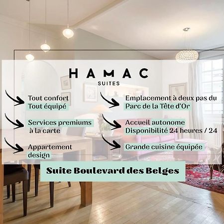 Suite Des Belges Parc Tete D'Or - 4 A 6 Voyageurs Лион Экстерьер фото